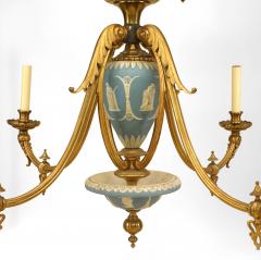 English Adam Style 19th Cent Wedgwood Chandelier - 738685