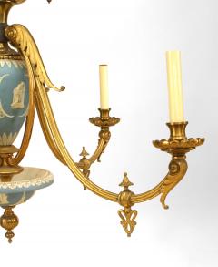 English Adam Style 19th Cent Wedgwood Chandelier - 738686