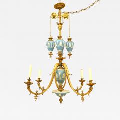 English Adam Style 19th Cent Wedgwood Chandelier - 740921