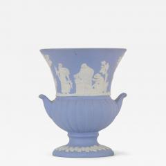 English Adam Style Wedgwood Light Blue Urn Vase - 4733287