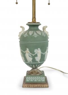 English Adam Style Wedgwood Porcelain Table Lamp - 4658656