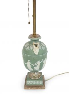 English Adam Style Wedgwood Porcelain Table Lamp - 4658660