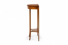 English Adam Style Wooden Painted Demilune Console Table - 4170839