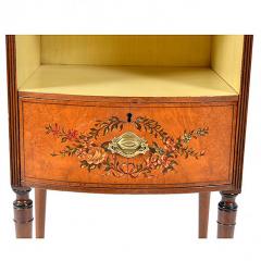 English Adams Style Satinwood Cabinet - 169737
