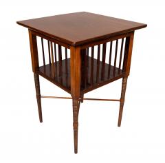 English Aesthetic Mahogany Table Attributed to Godwin - 3738629