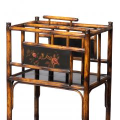 English Aesthetic Movement Bamboo Book Stand 1900 - 2328865