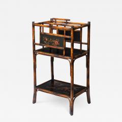 English Aesthetic Movement Bamboo Book Stand 1900 - 2384559
