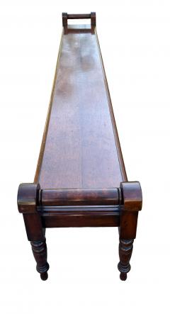 English Aesthetic Movement Mahogany Hall Bench - 4712255