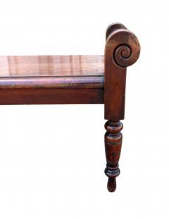English Aesthetic Movement Mahogany Hall Bench - 4712259