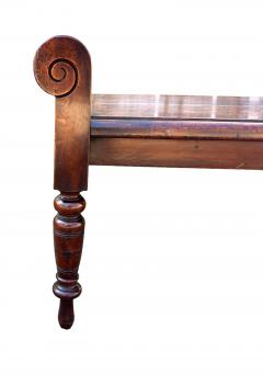 English Aesthetic Movement Mahogany Hall Bench - 4712260