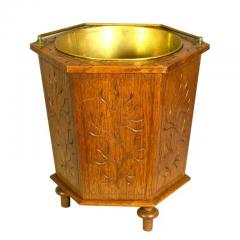 English Aesthetic Oak Bucket - 4130539