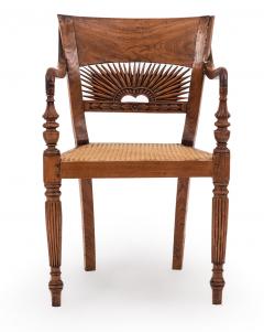 English Anglo Indian Teak Arm Chair - 4666741