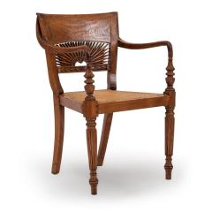 English Anglo Indian Teak Arm Chair - 4729106