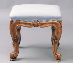 English Antique Birds Eye Maple Stool - 808050