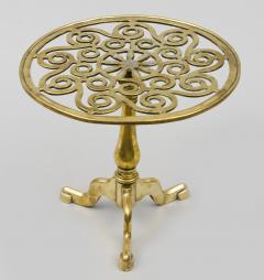 English Antique Brass Tripod Trivet Circa 1820 - 117313