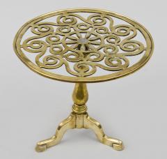 English Antique Brass Tripod Trivet Circa 1820 - 117314