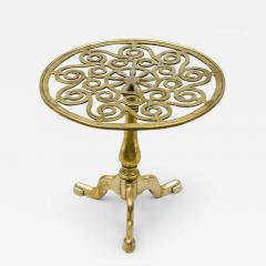 English Antique Brass Tripod Trivet Circa 1820 - 118635