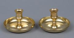 English Antique Campaign Travel Candlesticks - 1606478