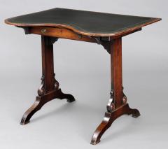 English Antique Kidney Shaped Writing Table - 777015