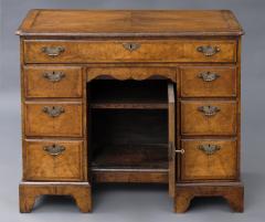 English Antique Walnut Ladies Kneehole Desk - 1826749
