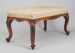 English Antique William IV Carved Rosewood Bench Circa 1840 - 1704950