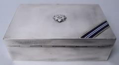 English Art Deco Box Commemorating Royal Army Service Corps 1933 - 4533545