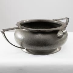 English Art Deco Hand hammered Fruit Bowl or Centrepiece with Extending Handles - 4186920