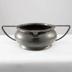 English Art Deco Hand hammered Fruit Bowl or Centrepiece with Extending Handles - 4187141