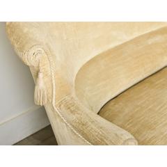 English Art Deco Settee with Tassels - 3862080