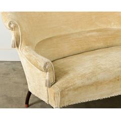 English Art Deco Settee with Tassels - 3862147