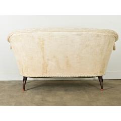 English Art Deco Settee with Tassels - 3862179