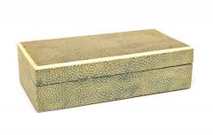 English Art Deco Shagreen Box - 4195615