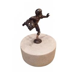 English Art Deco Silver Football Player - 4709361