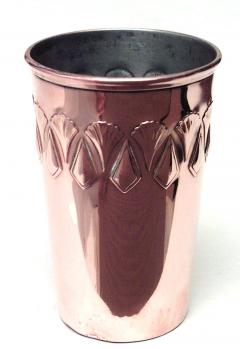 English Arts Crafts Brass Pitcher and Cup Set - 4655722