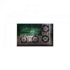English Arts Crafts Green Table Cover - 4658576
