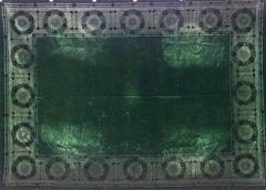 English Arts Crafts Green Table Cover - 4690018