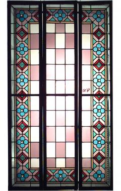 English Arts Crafts Stained Glass Windows - 4517526