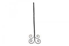 English Arts Crafts Style Wrought Iron and Pressed Copper Fire Screen - 4671240