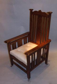 English Arts and Crafts Oak Armchair - 263516