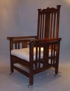 English Arts and Crafts Oak Armchair - 263517