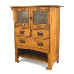 English Arts and Crafts Oak Cupboard - 4700286