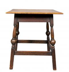 English Arts and Crafts Oak Table - 4396643