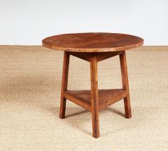 English Ash Cricket Table with Lower Shelf - 3913273