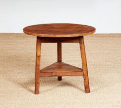English Ash Cricket Table with Lower Shelf - 3913274