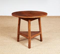 English Ash Cricket Table with Lower Shelf - 3913282