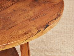 English Ash Cricket Table with Lower Shelf - 3913288