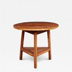 English Ash Cricket Table with Lower Shelf - 3917622
