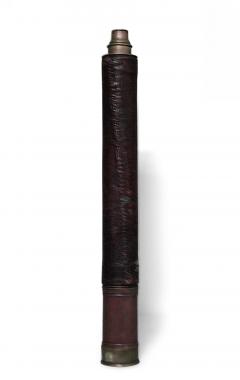 English Brass Leather Hand Held Telescope - 4661193