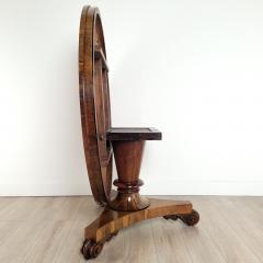English Brazilian Rosewood Late Regency Period Pedestal Table - 3434292
