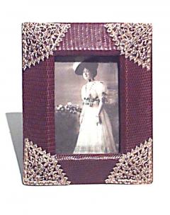 English Brown Crocodile Picture Frame - 4216354